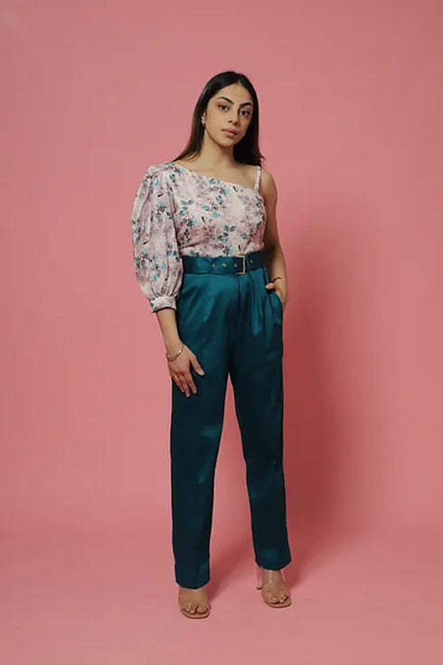 Myra Print Coord Set With Formal Trousers